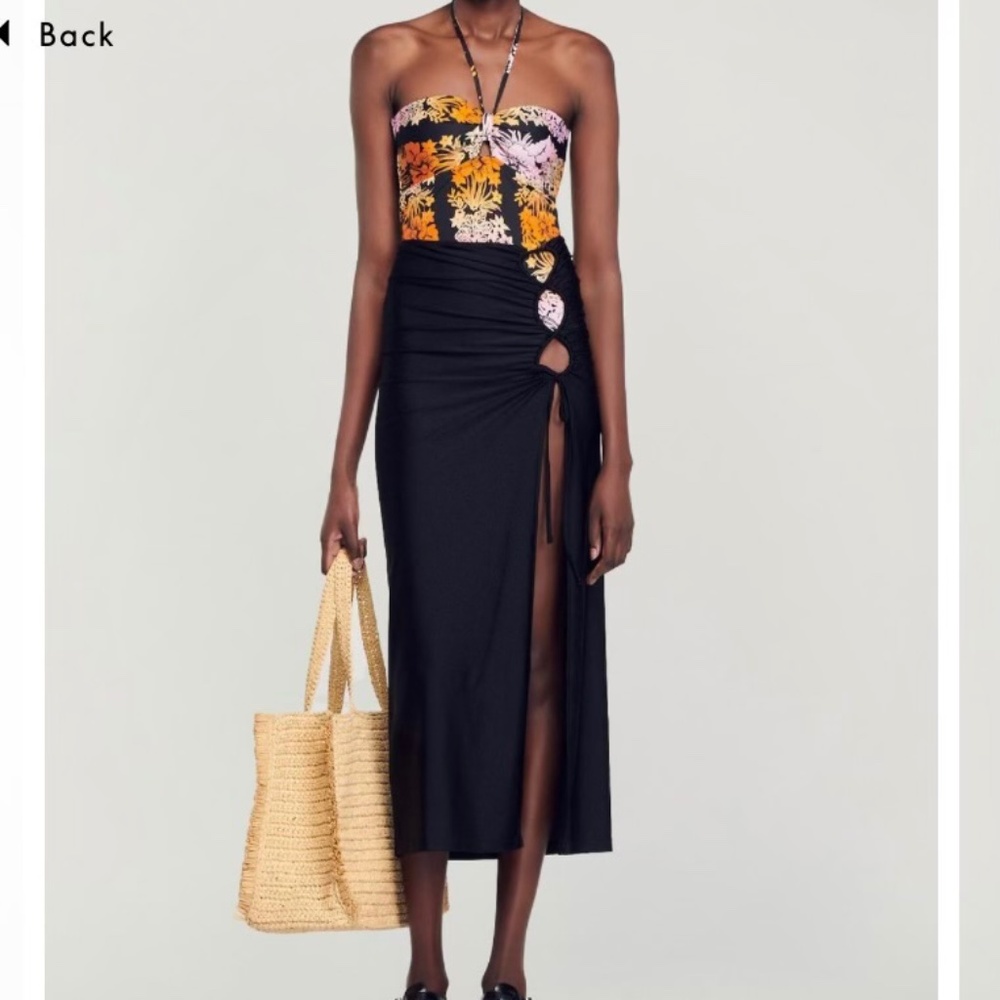Sandro Black Skirt
